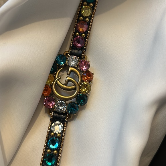 Gucci Marmont Black and Multicolor Stone Bracelet 👀👀🥳🥳❌❌❌ - Picture 3 of 8